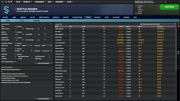 Franchise Hockey Manager 10 screenshot 3