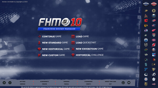 Franchise Hockey Manager 10 screenshot 1