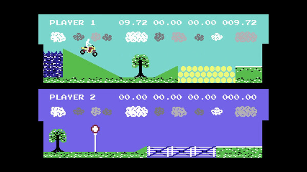 Kikstart: Off-Road Simulator (C64/C128) screenshot 5