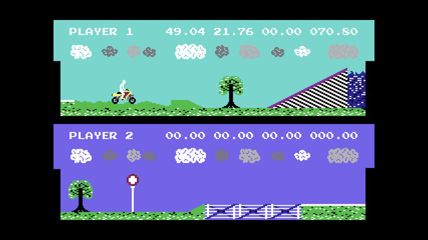 Kikstart: Off-Road Simulator (C64/C128) screenshot 3