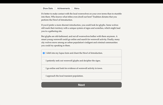 Werewolf: The Apocalypse — The Book of Hungry Names screenshot 1