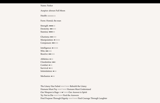 Werewolf: The Apocalypse — The Book of Hungry Names screenshot 5