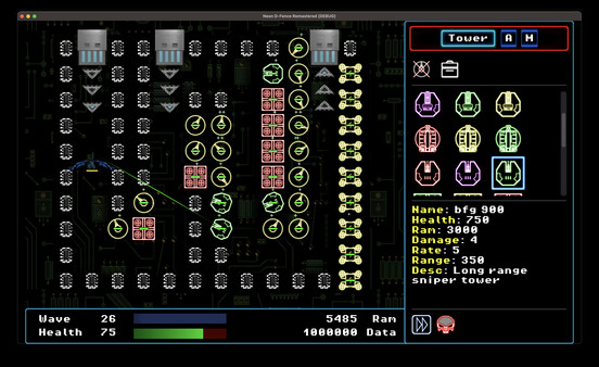 Neon D-Fence Remaster screenshot 2