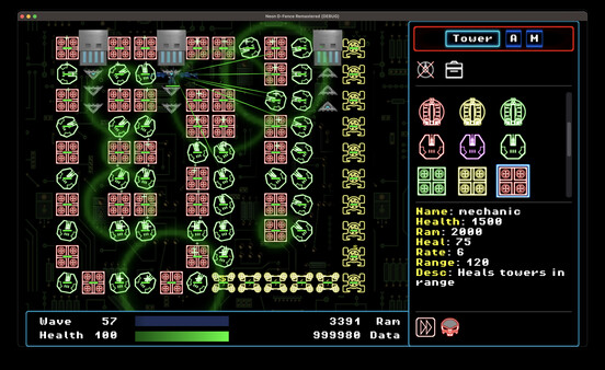 Neon D-Fence Remaster screenshot 3