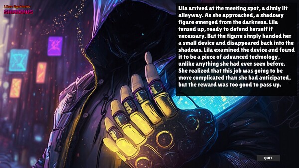 Lila's Synthetic Shadows screenshot 2