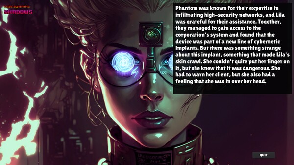 Lila's Synthetic Shadows screenshot 4