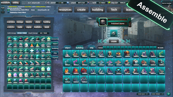 Space industrial empire screenshot 0