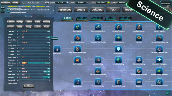 Space industrial empire screenshot 2
