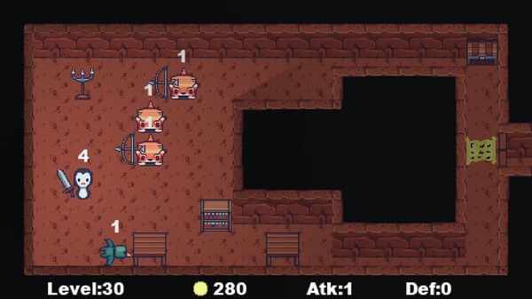 Strategy game but with a penguin who has a sword screenshot 8