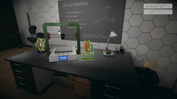 3D PrintMaster Simulator Printer screenshot 1