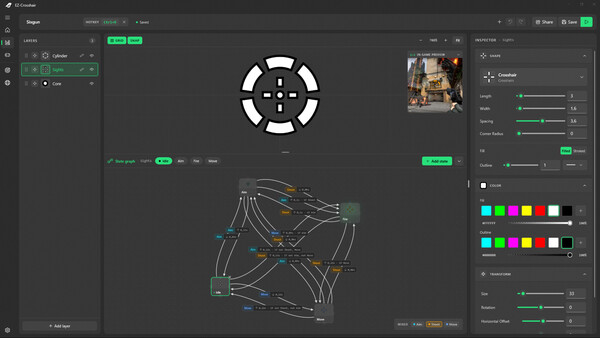 EZ-Crosshair — Custom Crosshair Overlay & Aim Trainer screenshot 2