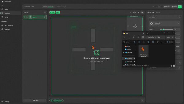 EZ-Crosshair — Custom Crosshair Overlay & Aim Trainer screenshot 3