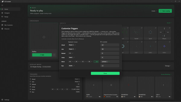 EZ-Crosshair — Custom Crosshair Overlay & Aim Trainer screenshot 9