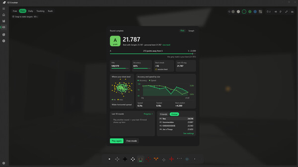 EZ-Crosshair — Custom Crosshair Overlay & Aim Trainer screenshot 5