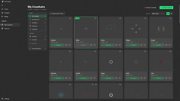 EZ-Crosshair — Custom Crosshair Overlay & Aim Trainer screenshot 8