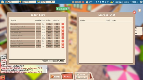 City Noodle Shop Simulator screenshot 7