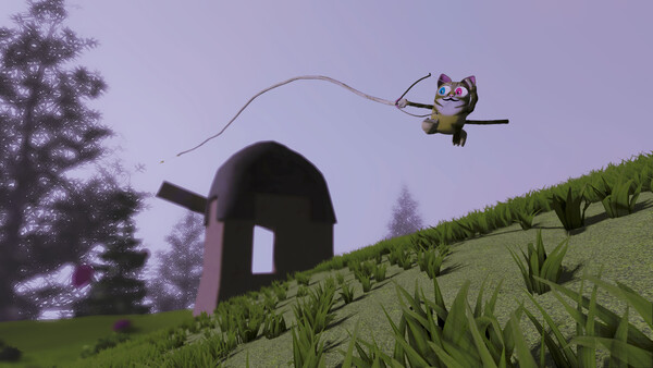Floppy Cat Bow Golf! screenshot 2