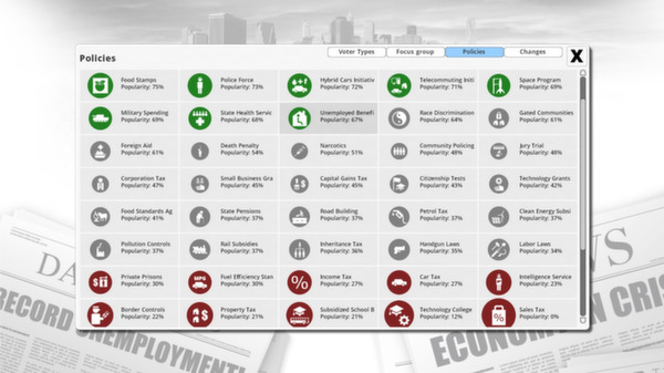 Democracy 3 screenshot 11