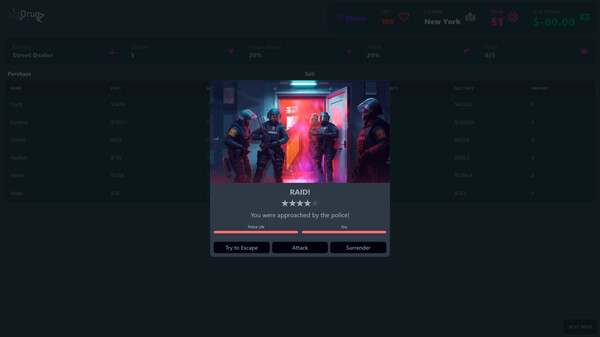Drugz - 2D Drug Empire Simulator screenshot 1