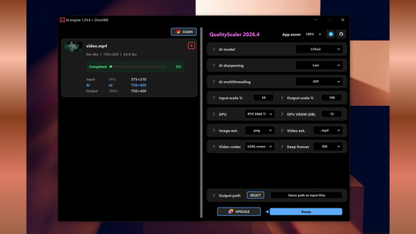 QualityScaler screenshot 7