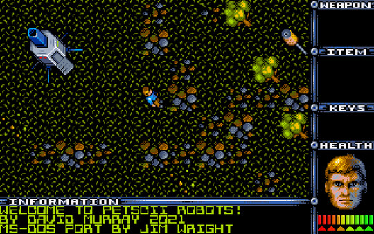 Attack of the PETSCII Robots (DOS) screenshot 1