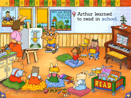 Arthur's Reading Race screenshot 1