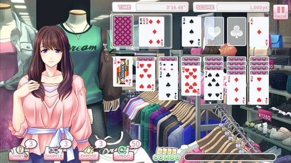 Pretty Girls Klondike Solitaire PLUS screenshot 3