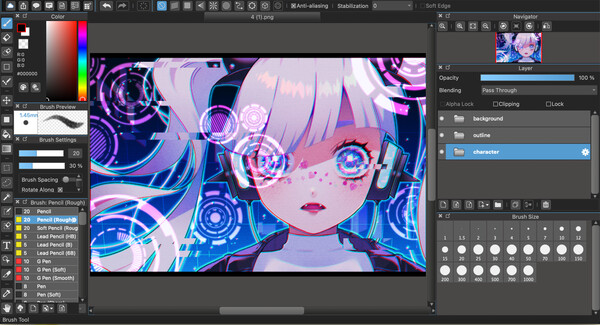 MediBang Paint for Desktop screenshot 1