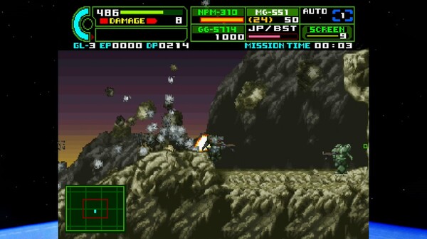 Assault Suit Leynos 2 Saturn Tribute screenshot 3