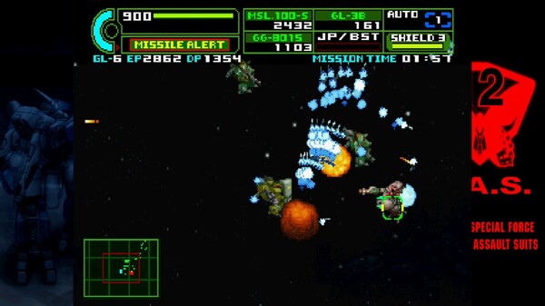 Assault Suit Leynos 2 Saturn Tribute screenshot 9
