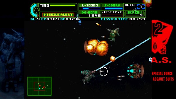Assault Suit Leynos 2 Saturn Tribute screenshot 8
