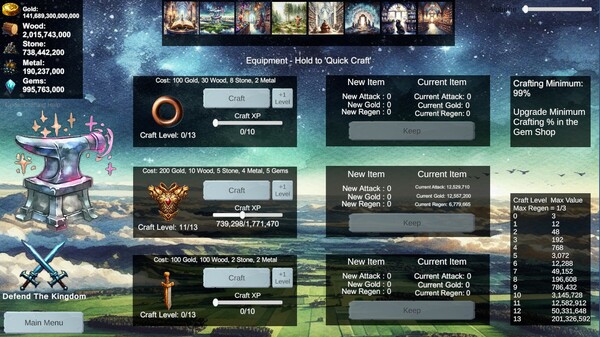 Heros and Monsters: Idle Incremental screenshot 2