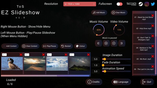 ToS EZ Slideshow screenshot 1