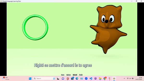 Polyglot Language Learning Quiz screenshot 1