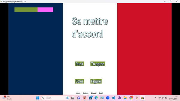 Polyglot Language Learning Quiz screenshot 0