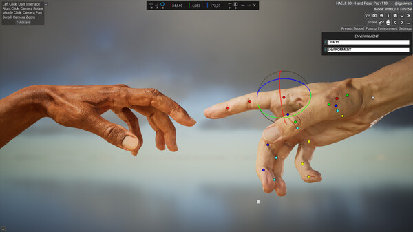 HAELE 3D - Hand Poses Pro - Drawing References screenshot 7