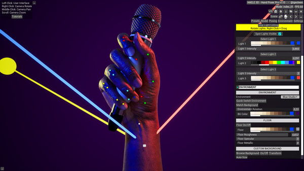 HAELE 3D - Hand Poses Pro - Drawing References screenshot 8