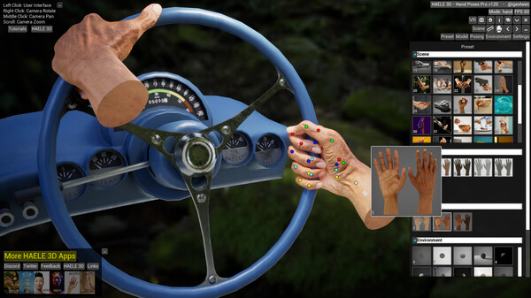HAELE 3D - Hand Poses Pro - Drawing References screenshot 12
