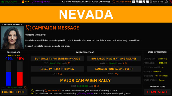 2024 U.S. Election Simulator screenshot 2