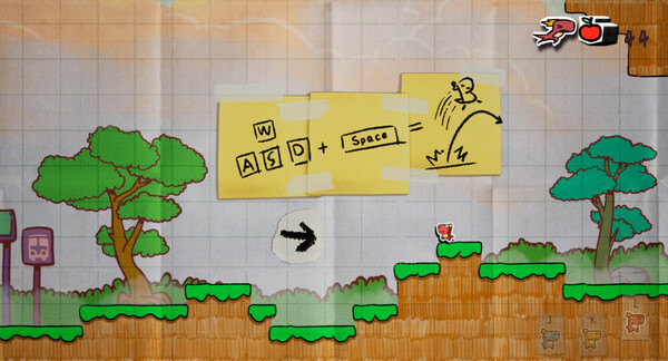 Doodle Adventure of Chameleon screenshot 1