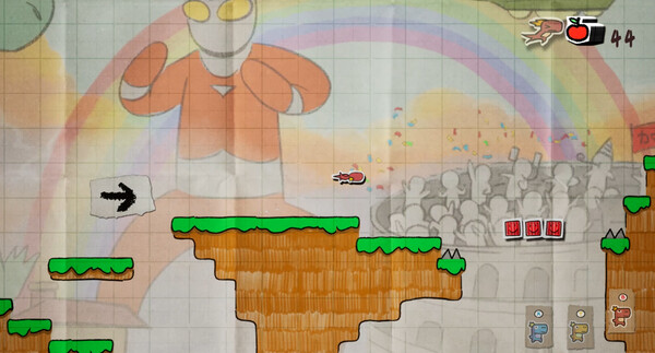 Doodle Adventure of Chameleon screenshot 2