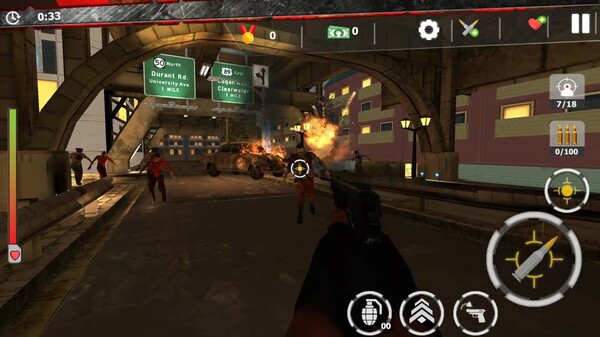 Zombie Survivor: Undead City Attack screenshot 1