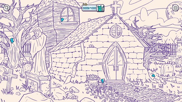 Hidden Cats in Spooky Town screenshot 7