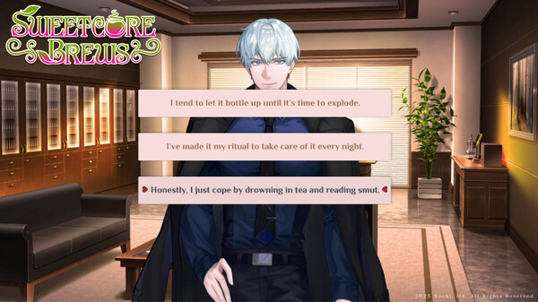 Sweetcore Brews - an otome game inspired by witchy sitcoms screenshot 1