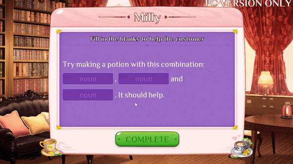 Sweetcore Brews - an otome game inspired by witchy sitcoms screenshot 5