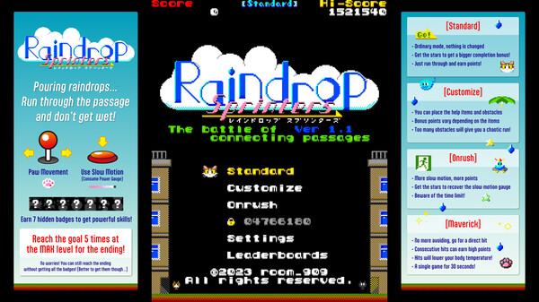 Raindrop Sprinters screenshot 1