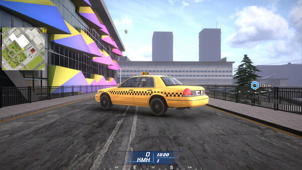 Taxi Simulator in City screenshot 2
