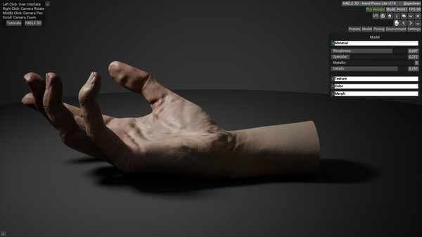 HAELE 3D - Hand Poses Lite - Drawing References screenshot 9