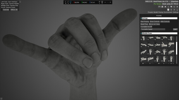HAELE 3D - Hand Poses Lite - Drawing References screenshot 7