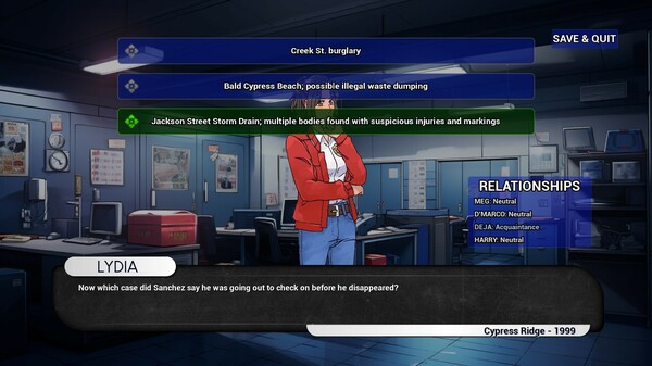 Outbreak The Fedora Files: What Lydia Knows screenshot 2